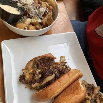 Dime Store - Steak and cheese and truffle fries - Breakfast & Brunch Near Me - Detroit, Michigan Dime Store - Steak and cheese and truffle fries - Breakfast & Brunch Near Me - Detroit, Michigan