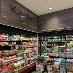 H Mart - Kimchi and beer
