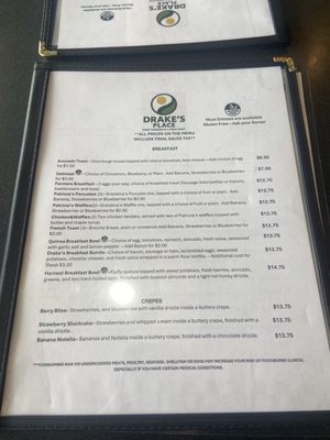 Menu photo 3 Drake's Place Kaukauna, WI