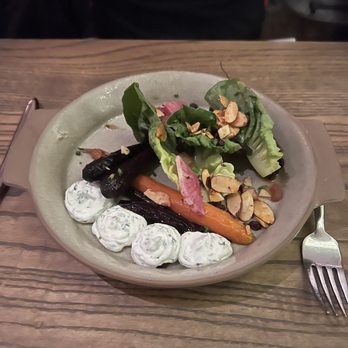 Trestle - Roasted carrot salad - New American Near Me - San Francisco, California Trestle - Roasted carrot salad - New American Near Me - San Francisco, California