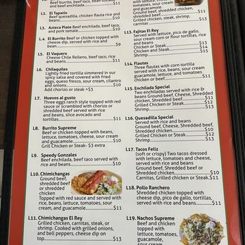 Tacos El Rey - Menu - Mexican Near Me - Marrero, Louisiana