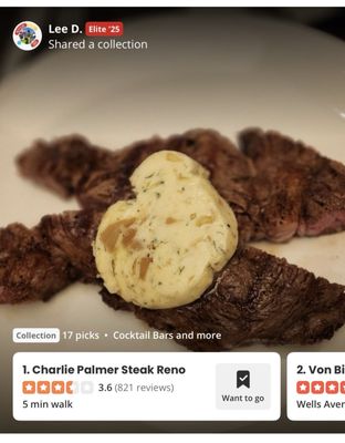 Charlie Palmer Steak Reno by null