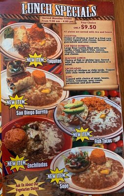 Menu photo 7 Tacos Las Salsas Bakersfield, CA