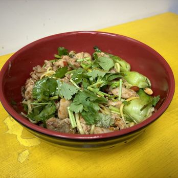 Burp Bowl Cafe - Dry Mixed Chicken Egg Noodle - Noodles Near Me - New York, New York