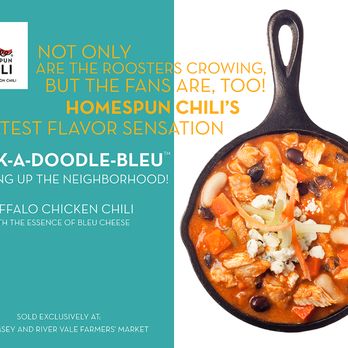Homespun Chili - a black skillet with chicken and vegetables - Specialty Food Near Me - Dumont, New Jersey Homespun Chili - a black skillet with chicken and vegetables - Specialty Food Near Me - Dumont, New Jersey