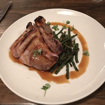 Aliment - Kurobuta pork chop, tender and flavorful. - New American Near Me - San Francisco, California