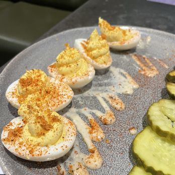 High Bank Distillery - Deviled Eggs sharable! (10/19/2024) - New American Near Me - Columbus, Ohio High Bank Distillery - Deviled Eggs sharable! (10/19/2024) - New American Near Me - Columbus, Ohio