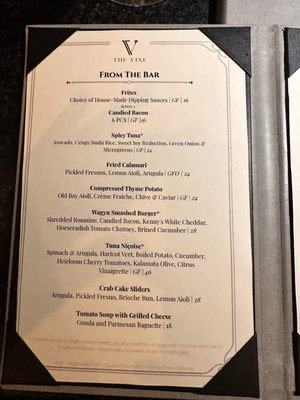 Menu photo 7 The V at The Vine Lexington, KY Menu photo 7 The V at The Vine Lexington, KY