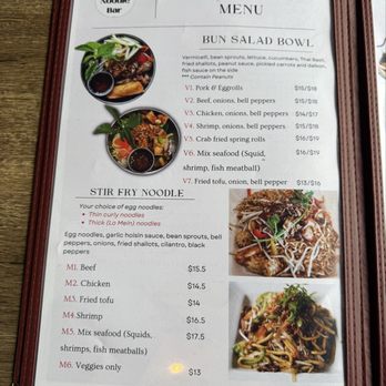 Saigon Noodle Bar - Menu - Vietnamese Near Me - West Chester, Ohio Saigon Noodle Bar - Menu - Vietnamese Near Me - West Chester, Ohio