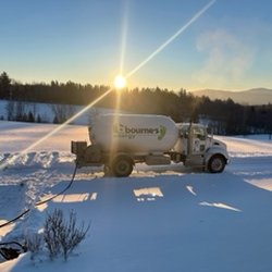 Bourne's Energy - Delivering propane on a beautiful winter day in Vermont