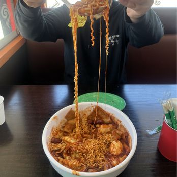 Luv Dduk - Ddukbokki Delight with ramen noodles - Korean Near Me - Cerritos, California