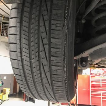 Firestone Complete Auto Care - I had Firestone do my alignment and new tires 6 months ago. This is what they look like today #great alignment - Auto Repair Near Me - Las Vegas, Nevada Firestone Complete Auto Care - I had Firestone do my alignment and new tires 6 months ago. This is what they look like today #great alignment - Auto Repair Near Me - Las Vegas, Nevada