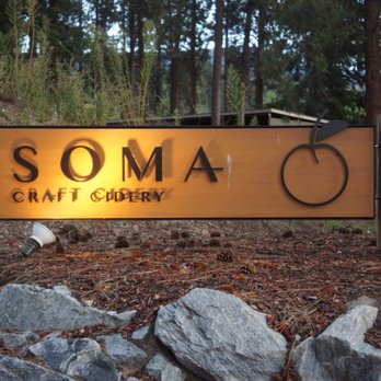 Soma Craft Cidery - Sign - Cideries Near Me - Kelowna, British Columbia Soma Craft Cidery - Sign - Cideries Near Me - Kelowna, British Columbia