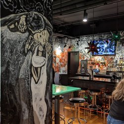 Barrio Tacos - I really like all the artwork on the walls and the light fixtures