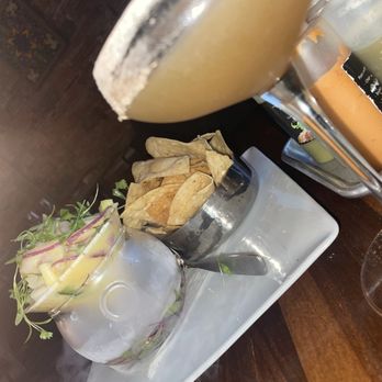 M Cantina - Passionfruit Passion Fruit & Coconut Ceviche Autumn Breeze - Mexican Near Me - Dearborn, Michigan