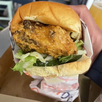 Flashbird Chicken - Mushroom burger - Chicken Shop Near Me - Santa Cruz, California