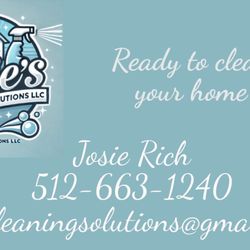 Josie’s Cleaning Solutions - New business cards coming soon! We will be accepting new clients after the holidays.