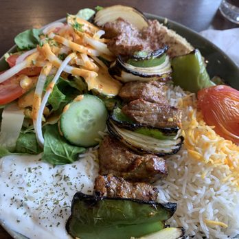 Maydoon - Taste of Maydoon with beef shish kebab - Persian/Iranian Near Me - Sacramento, California Maydoon - Taste of Maydoon with beef shish kebab - Persian/Iranian Near Me - Sacramento, California