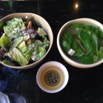 Liquid Ginger - Ginger Salad & Spinach & Tofu Soup - Asian Fusion Near Me - Gainesville, Florida