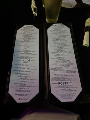 Menu photo 4 Kalaveras Chula Vista, CA