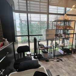 Om Spa - View from the pedi chair