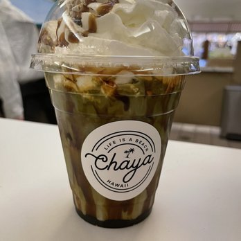 Chaya Hawaii - Kuromitsu kinako matcha milk with oatmilk substitute - Bubble Tea Near Me - Honolulu, Hawaii Chaya Hawaii - Kuromitsu kinako matcha milk with oatmilk substitute - Bubble Tea Near Me - Honolulu, Hawaii