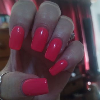 GT Nails And Spa - This is an acrylic fill with a pink gel color. - Nail Salons Near Me - Foothill Ranch, California