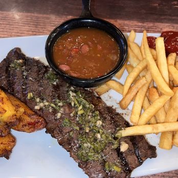 Sofrito Latin Cafe - churrasco steak entrée - Latin American Near Me - Orlando, Florida Sofrito Latin Cafe - churrasco steak entrée - Latin American Near Me - Orlando, Florida