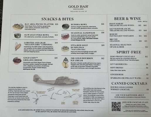 Menu photo 1 Gold Bar Distillery San Francisco, CA Menu photo 1 Gold Bar Distillery San Francisco, CA
