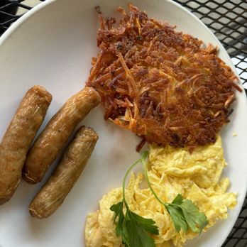 Mama Kat's - Hasbrowns ssusage and scrambled eggs - American Near Me - San Marcos, California Mama Kat's - Hasbrowns ssusage and scrambled eggs - American Near Me - San Marcos, California