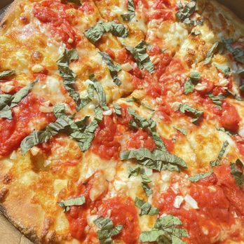 Anthony's Coal Fired Pizza & Wings - 12" w basil and garlic.... - Pizza Near Me - Carle Place, New York