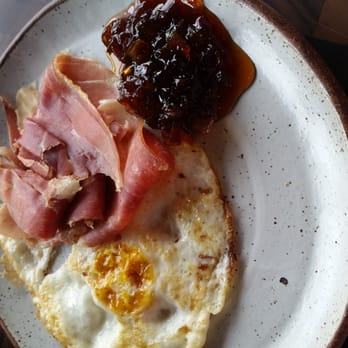 The Daily - Fried egg, country ham and onion jam!! - Coffee & Tea Near Me - Charleston, South Carolina The Daily - Fried egg, country ham and onion jam!! - Coffee & Tea Near Me - Charleston, South Carolina
