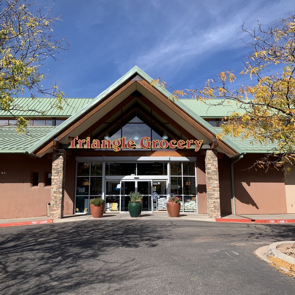 Triangle Grocery - Exterior in fall - Grocery Near Me - Cedar Crest, New Mexico