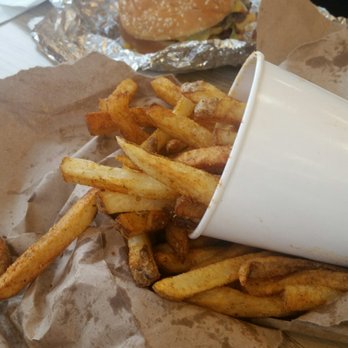 Five Guys - Cajun fries were plentiful and on point - Burgers Near Me - Fort Worth, Texas