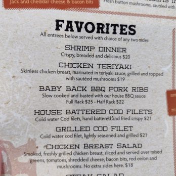 Steer N' Stein - menu - Steakhouses Near Me - Rancho Cucamonga, California
