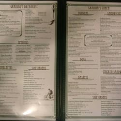 Gramma's Homestead Restaurant - Menu: breakfast all day and lunch