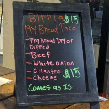 The Fry Bread House - Birria Fry Bread Special this week! - American Near Me - Phoenix, Arizona The Fry Bread House - Birria Fry Bread Special this week! - American Near Me - Phoenix, Arizona