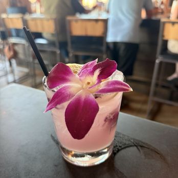 Oak & Stone - Lavender lemonade with a special garnish - Pizza Near Me - Bradenton, Florida Oak & Stone - Lavender lemonade with a special garnish - Pizza Near Me - Bradenton, Florida