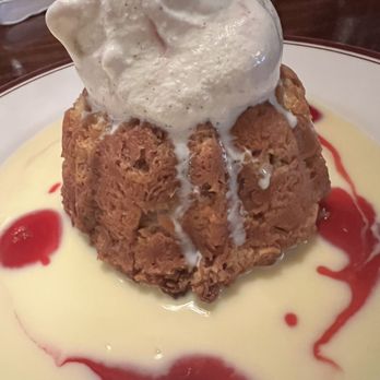 Mike's American - Warm White Chocolate Bread Pudding - American Near Me - Springfield, Virginia