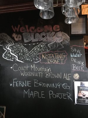 Menu photo 5 Black's Pub Whistler, BC