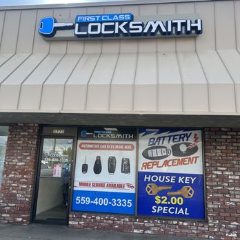 First Class Locksmith - Walk ins welcome - Keys & Locksmiths Near Me - Fresno, California First Class Locksmith - Walk ins welcome - Keys & Locksmiths Near Me - Fresno, California