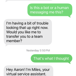 Dave Power Automotive & Marine - Photo of text conversation