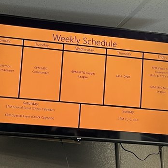 Hog Heaven Games - Weekly schedule. - Tabletop Games Near Me - Moscow, Idaho