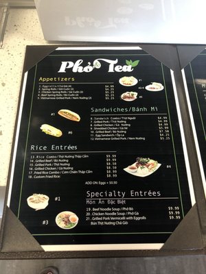 Menu photo 2 Pho & Tea Ames, IA