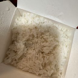 Steamed rice Steamed rice