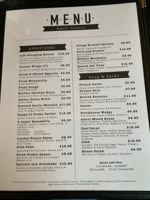 Menu photo 4 Amici Tavern North Haven, CT