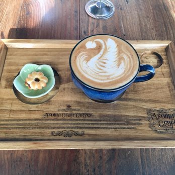 Aroma Craft Coffee - Sea Salt Caramel Latte - Coffee Roasteries Near Me - Walnut, California