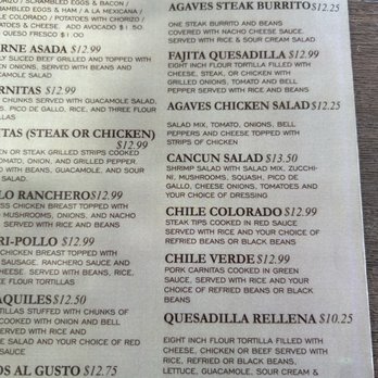 Agaves Cantina - Lunch menu - Mexican Near Me - Summerville, South Carolina