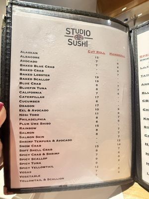 Menu photo 4 Studio Sushi Studio City, CA