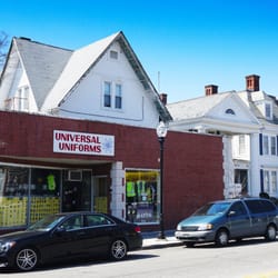 Universal Uniform - Our Morristown store on Speedwell Avenue. Parking on the street and behind the building, as well.